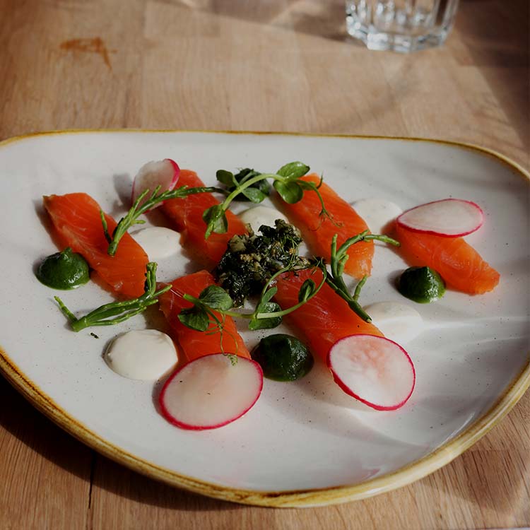 Gunpowder Gin Cured Salmon