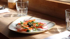 Gunpowder Gin Cured Salmon - Restaurant in Dalkey, Grapevine